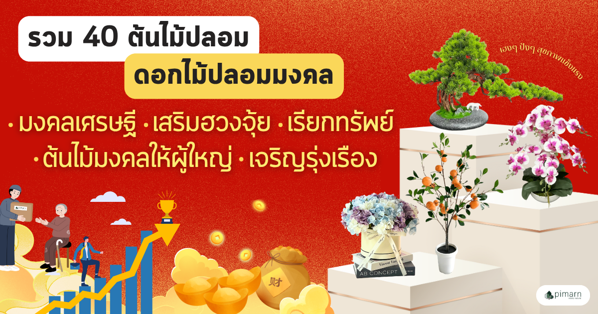 รวม 40 ต้นไม้มงคลเศรษฐี เสริมฮวงจุ้ย เรียกทรัพย์ ต้นไม้มงคลให้ผู้ใหญ่ เจริญรุ่งเรือง